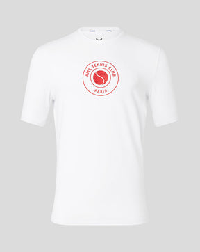 Weißes Junior AMC Tennis Club Paris Grafik-T-Shirt