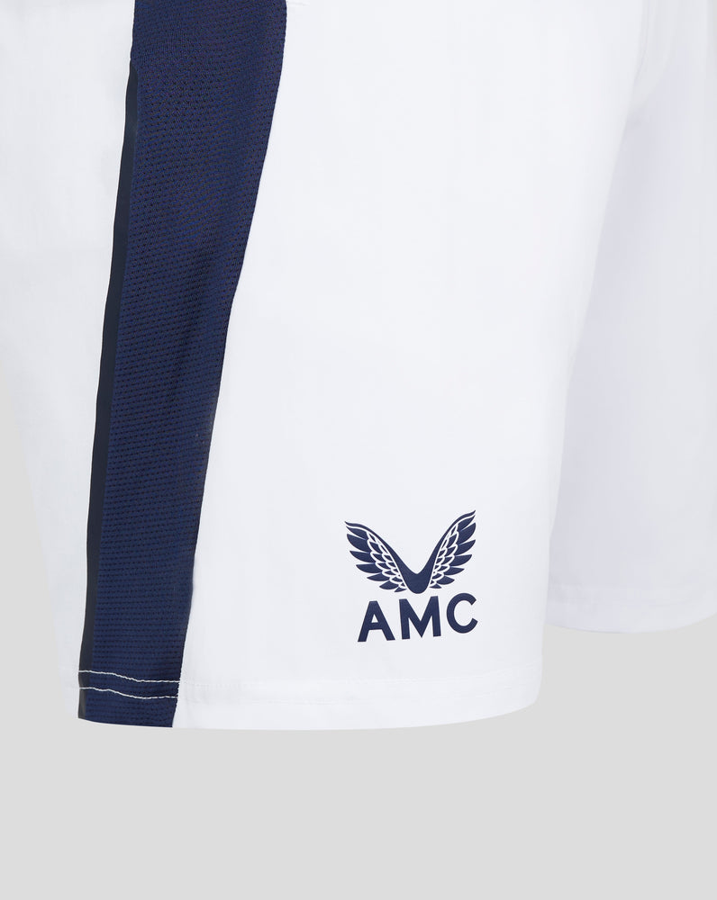 White AMC Technical Training Shorts