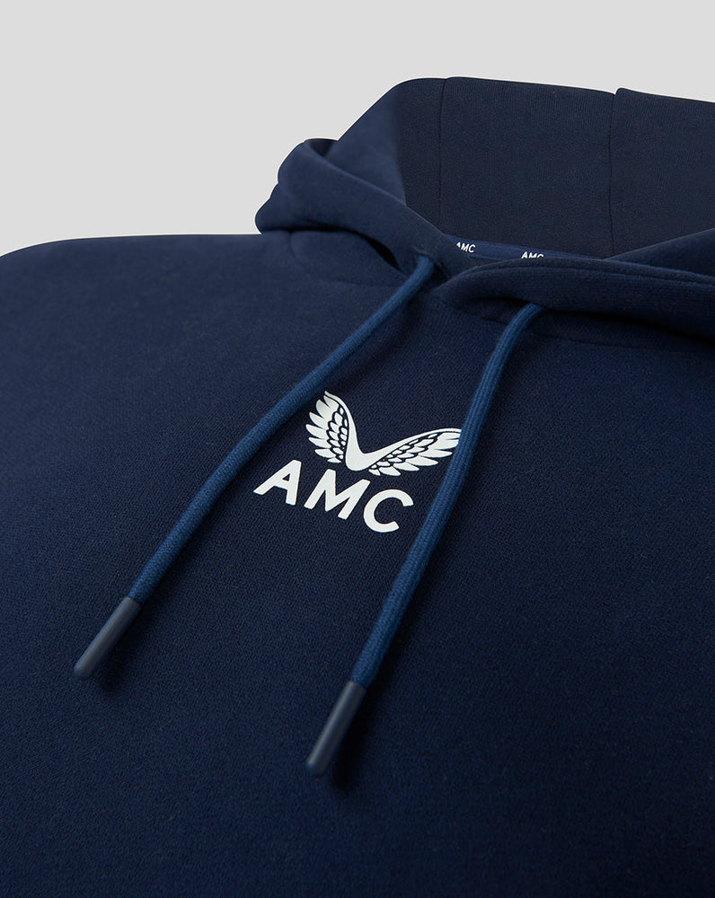 Marinenblau AMC Hoodie mit Fleece-Rückseite