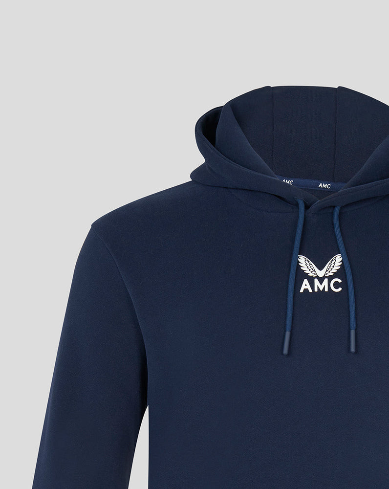 Marinenblau AMC Hoodie mit Fleece-Rückseite