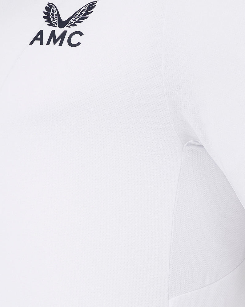 Men’s AMC Short Sleeve Technical Polo Top – White
