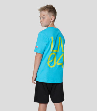 Tauchblaues Junior Lando Norris Silverstone T-Shirt