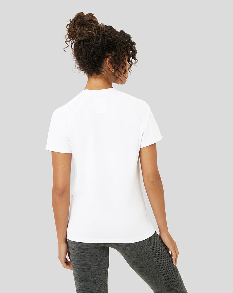 Weißes Protek Trainings-T-Shirt für Damen