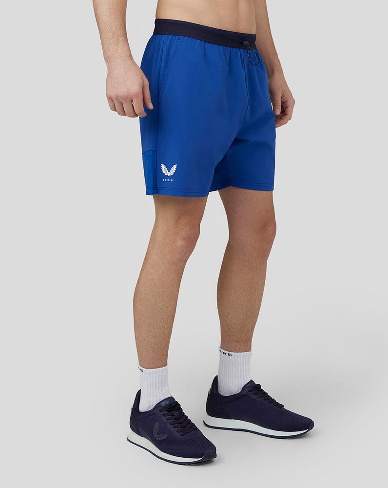 Atmungsaktive gewebte 7-Zoll-Shorts für Herren – True Blue