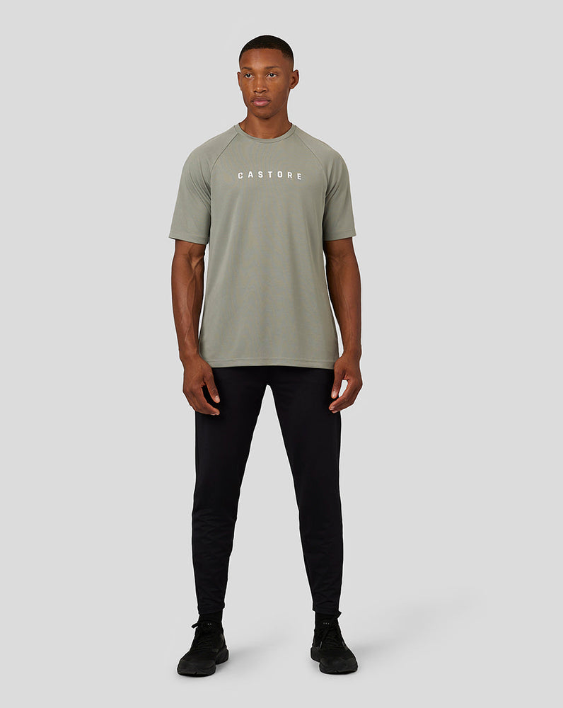 Herren Adapt Kurzarm-Raglan-T-Shirt – Khaki