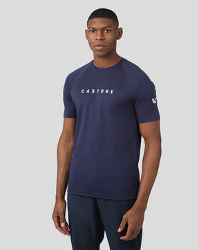 Herren  Adapt Kurzarm-Raglan-T-Shirt – Marineblau