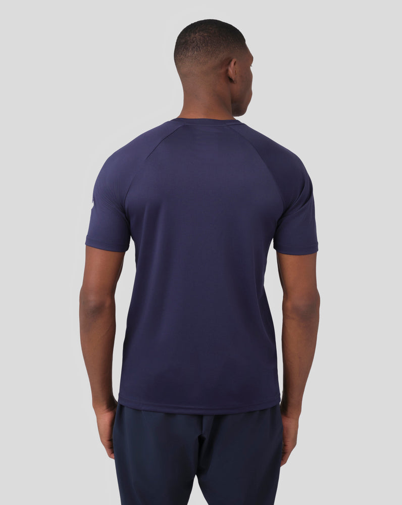 Peacoat Raglan-T-Shirt mit kurzen Ärmeln