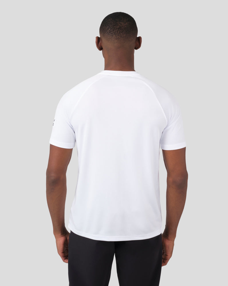 Herren Kurzärmliges Raglan T-Shirt - Weiß