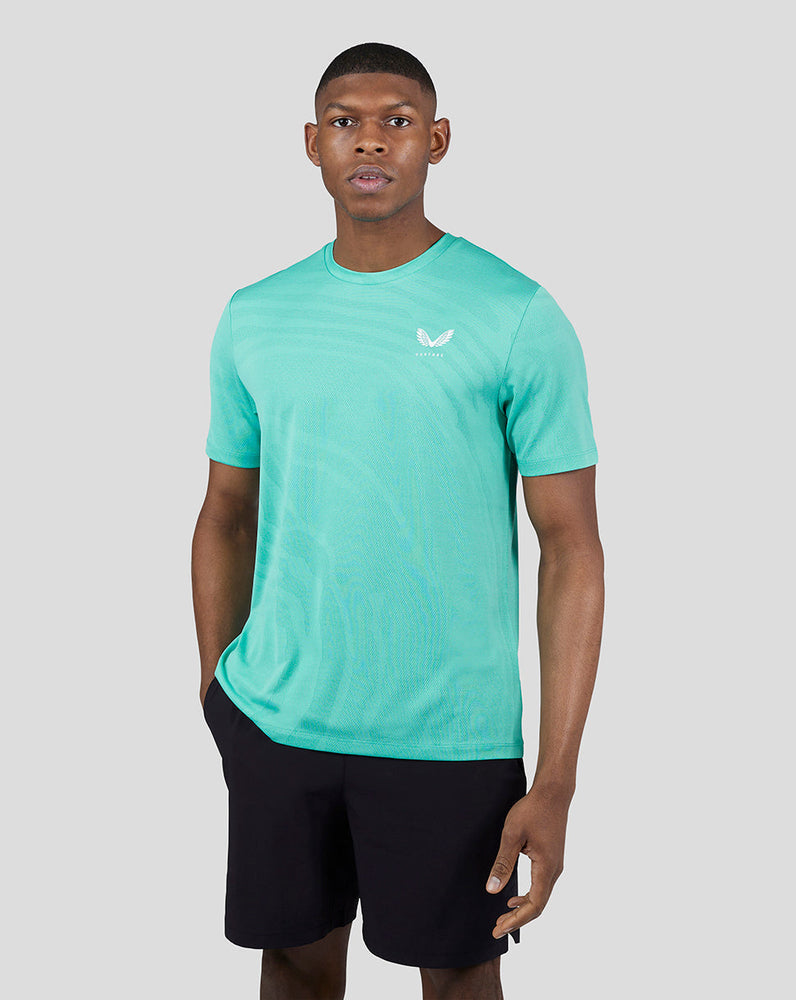 Herren Core Tech T-Shirt - Turquoise