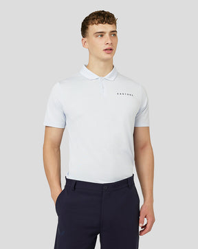 Men's Engineered Knit Polo Top Shirt - White