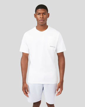 Herre -Kurzarm Logo T-Shirt – Weiß