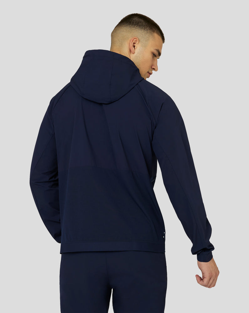 Leichte gewebte Active-Jacke für Herren – Marineblau