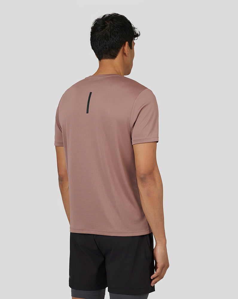 Herren Flow Kurzarm-Grafik-T-Shirt – Peach Clay