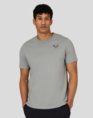 Herren Flex Kurzarm-Web-T-Shirt – Steel