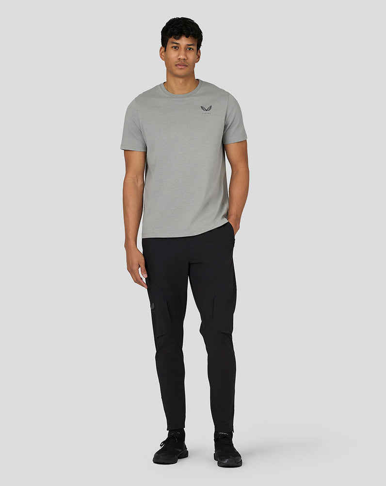 Herren Flex Kurzarm-Web-T-Shirt – Steel