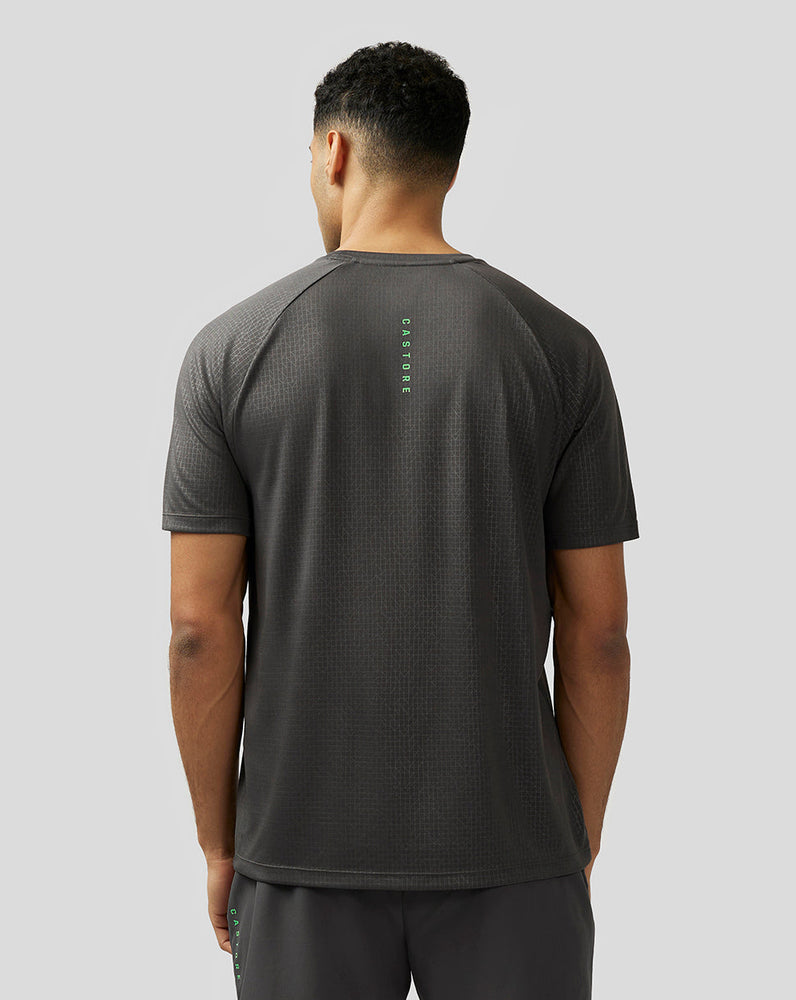 Adapt Kurzarm-T-Shirt mit Druck - Gunmetal Grey