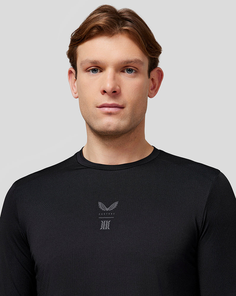 Langarm-Performance-T-Shirt von Reiss für Herren – Onyx