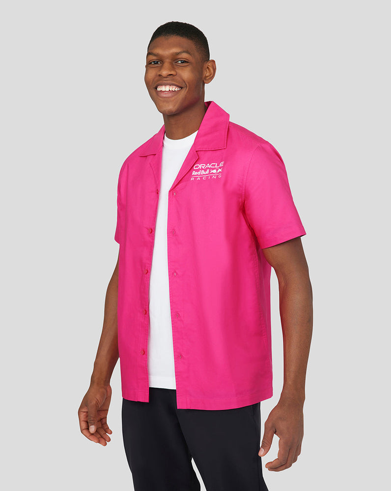 ORACLE RED BULL RACING UNISEX MIAMI KURZARMHEMD - PINK
