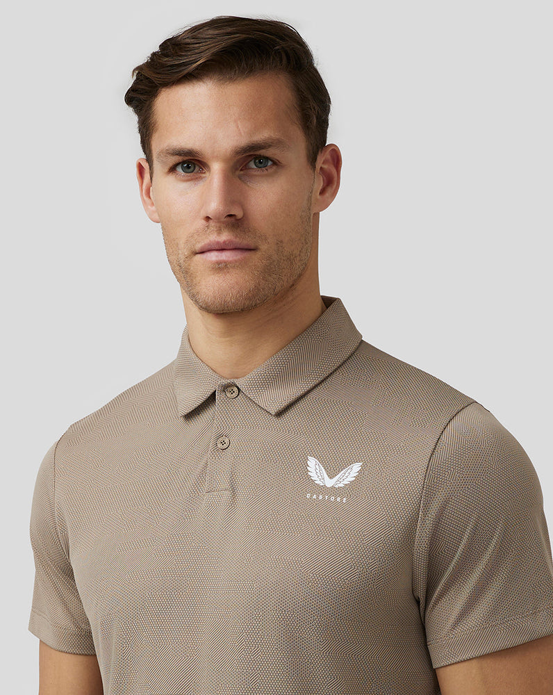 Men's Golf Engineered Knit Polo - Clay