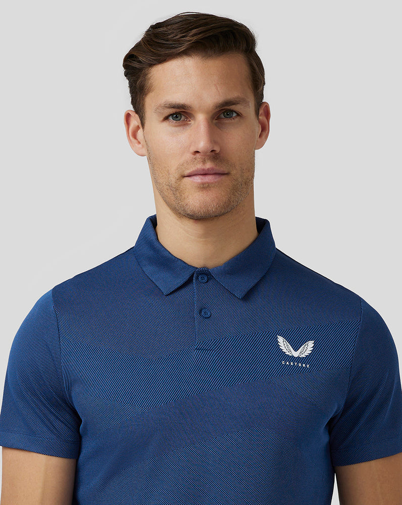 Golf Engineered Knit Poloshirt für Herren – Marineblau