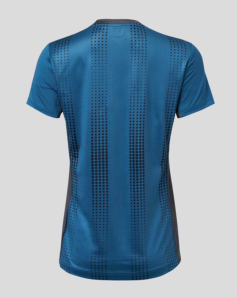 Tintenblaues Newcastle Training Kurzarm-T-Shirt für Damen