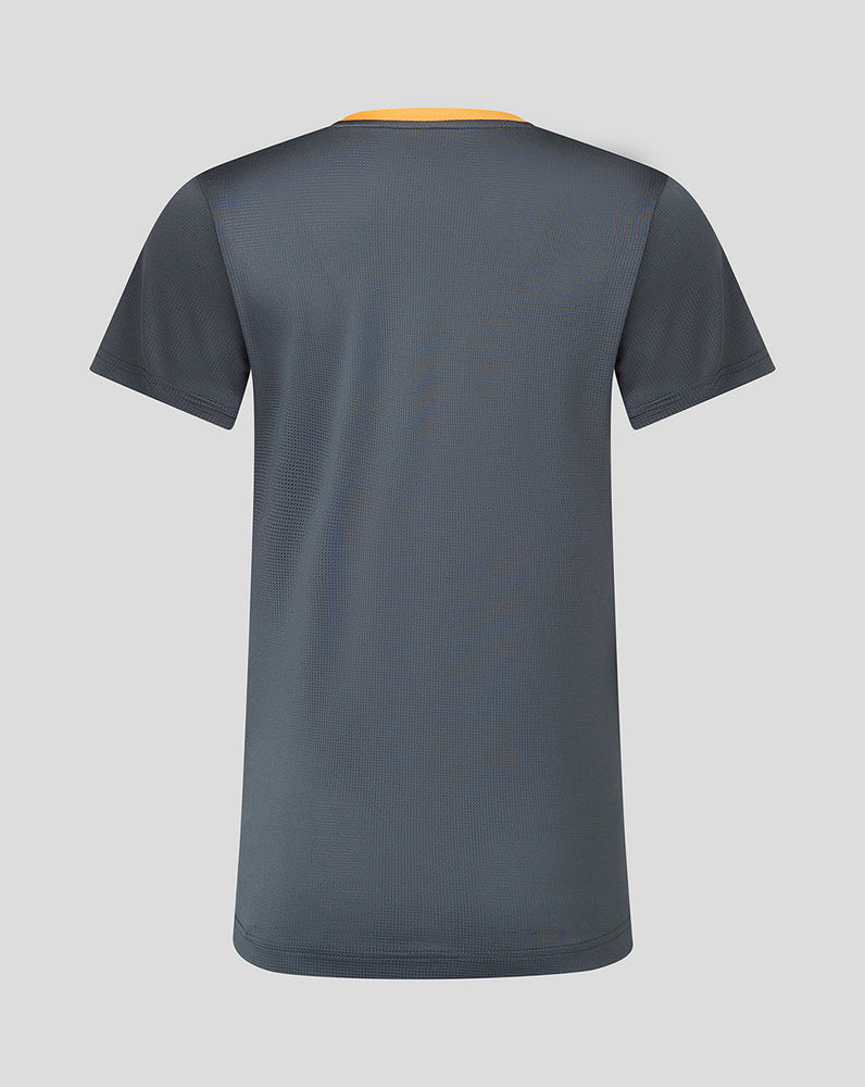Damen Rangers 23/24 Trainings-T-Shirt – Grau/Orange