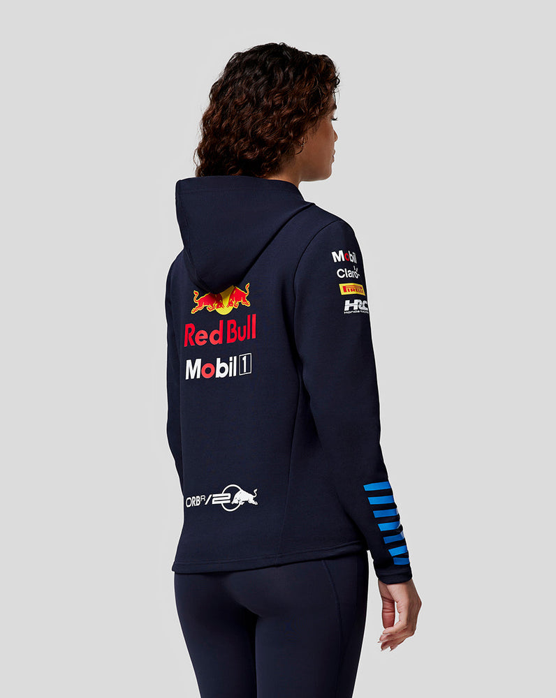 Oracle Red Bull Racing Frauen offizielle Teamline Full Zip Hoodie - Nachthimmel