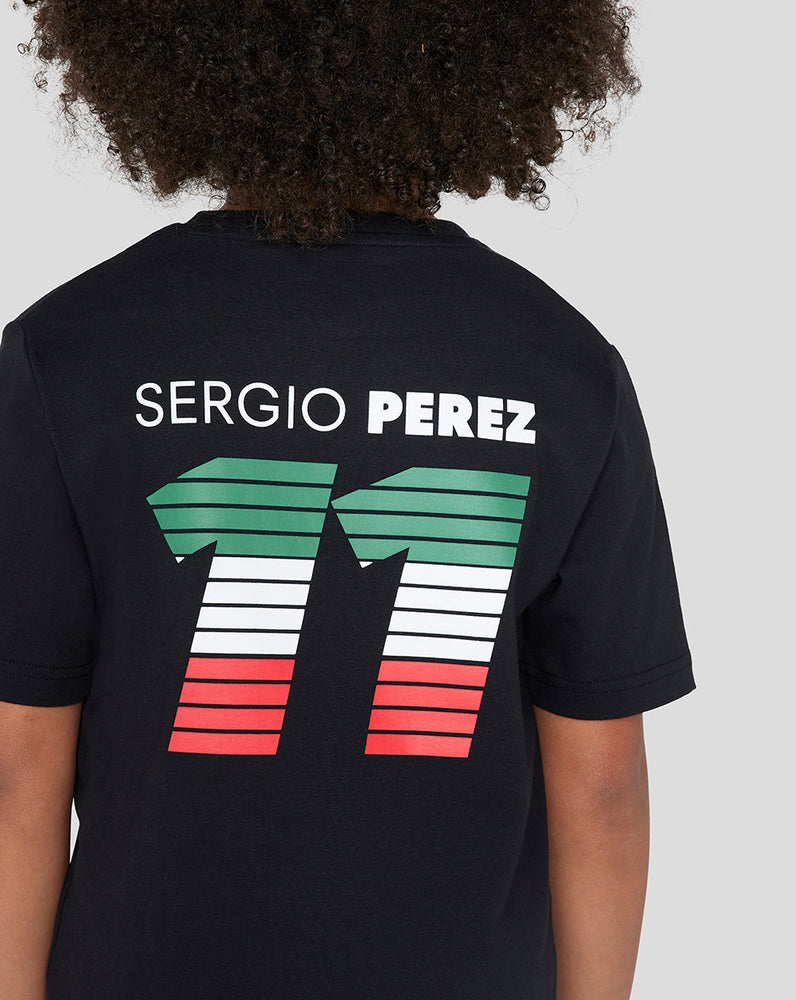 Junior Oracle Red Bull Racing Sergio "Checo" Perez T-Shirt – Schwarz