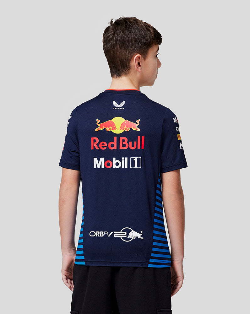 Oracle Red Bull Racing Junior Offizielles Teamline Set Up Tee - Nachthimmel