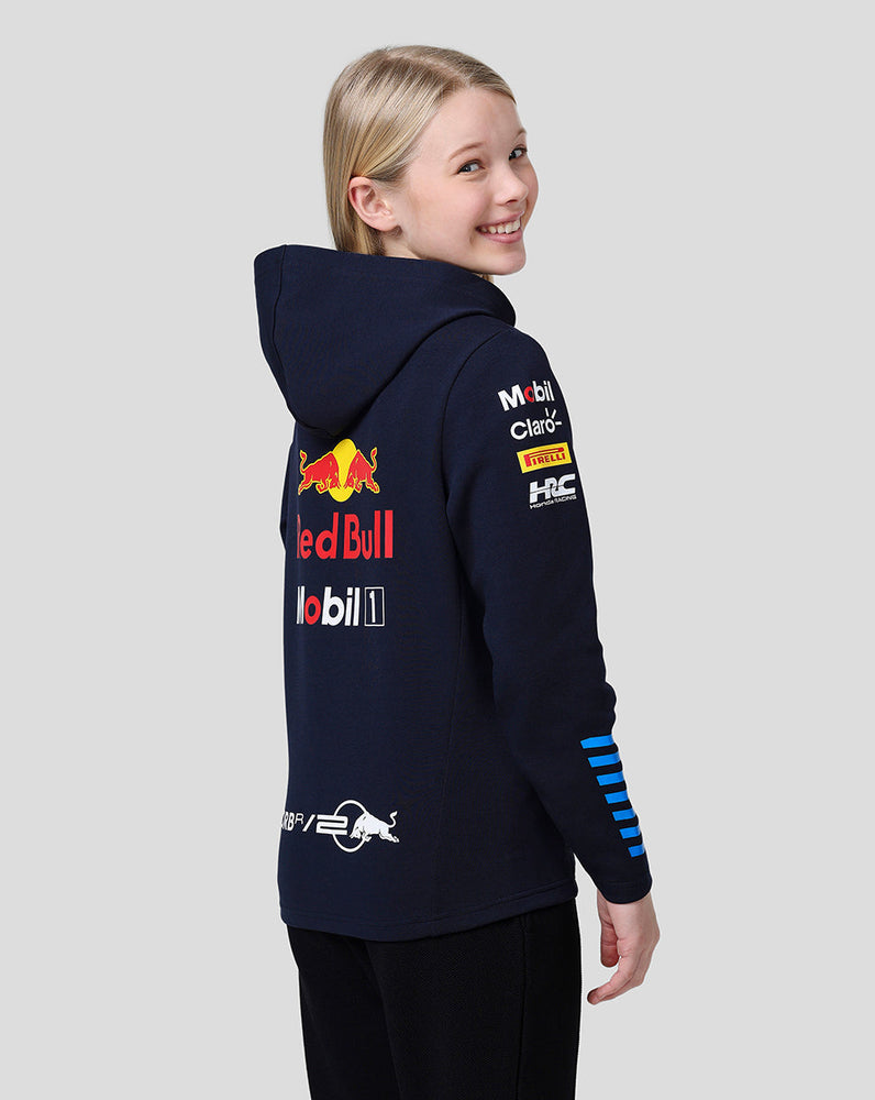 Oracle Red Bull Racing Junior Official Teamline Full Zip Hoodie - Nachthimmel
