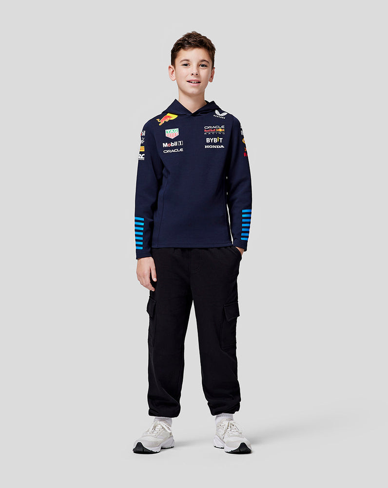 Oracle Red Bull Racing Junior Official Teamline Pullover Hoodie - Nachthimmel