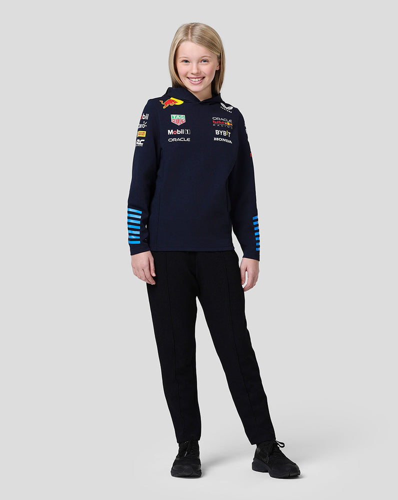 Oracle Red Bull Racing Junior Official Teamline Pullover Hoodie - Nachthimmel
