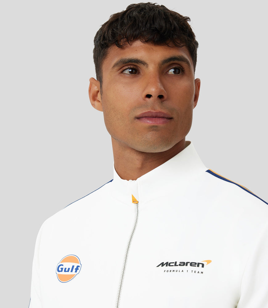 Weiße McLaren Gulf Trainingsjacke