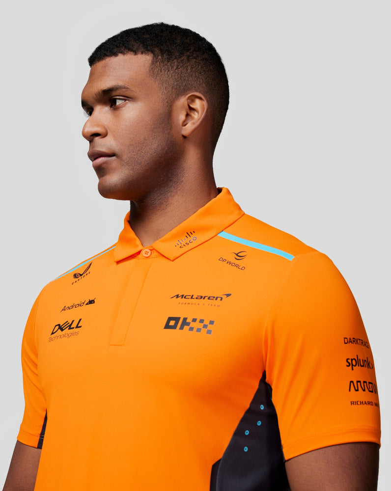 Herren McLaren Offizielles Teamwear-Poloshirt Formel 1