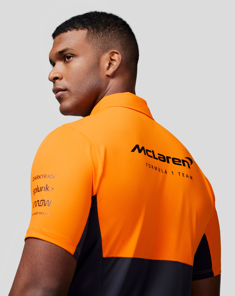 Herren McLaren Offizielles Teamwear-Poloshirt Formel 1