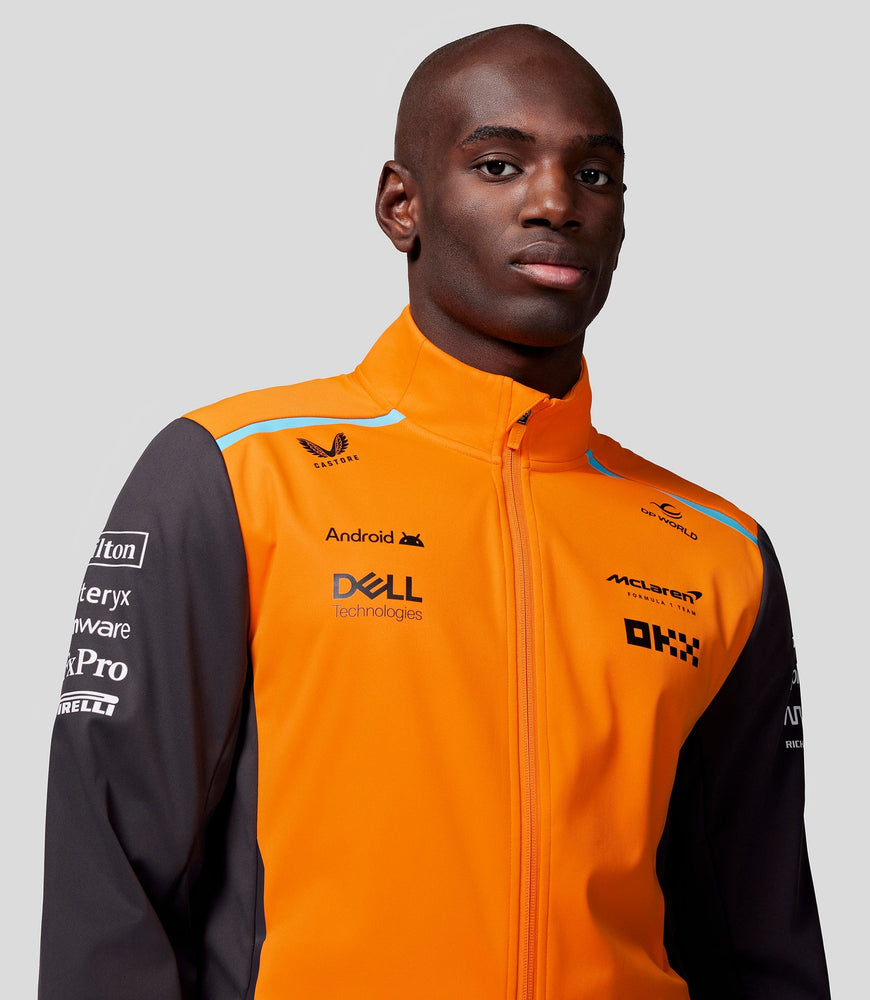 Herren McLaren Offizielle Teamwear Soft Shell Jacke Formel 1