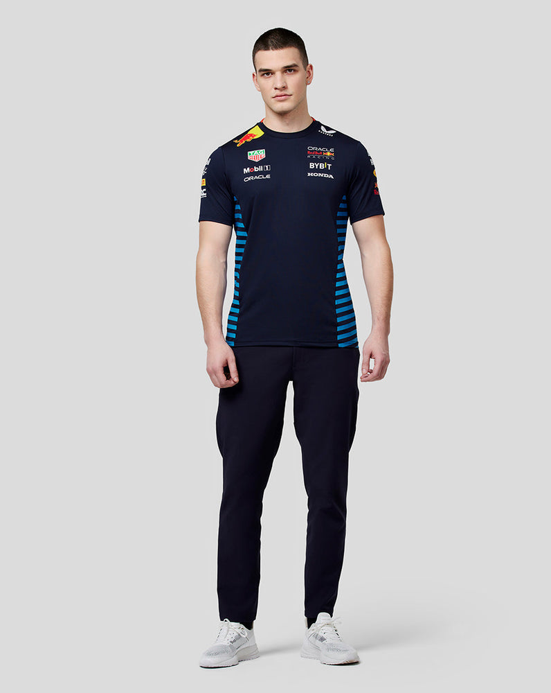 Oracle Red Bull Racing Herren Offizielles Teamline Set Up T-Shirt - Nachthimmel