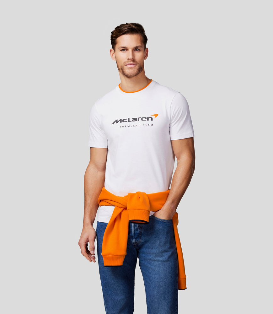 McLaren 2024 Mens Core Essentials T-Shirt - BRIGHT WHITE