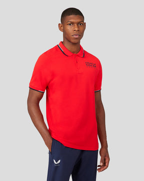 ORACLE RED BULL RACING UNISEX CORE POLO – FLAME SCARLET