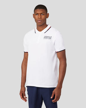 ORACLE RED BULL RACING UNISEX CORE POLO – WEISS