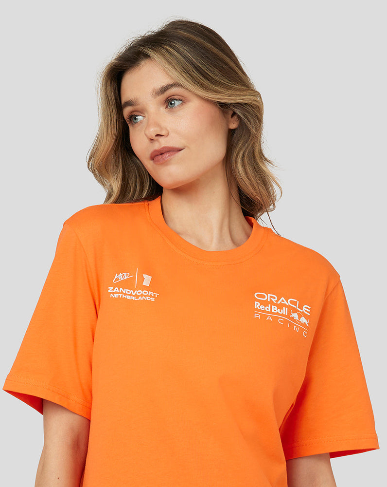 ORACLE RED BULL RACING Unisex-Kurzarm-T-Shirt Race – exotisches Orange
