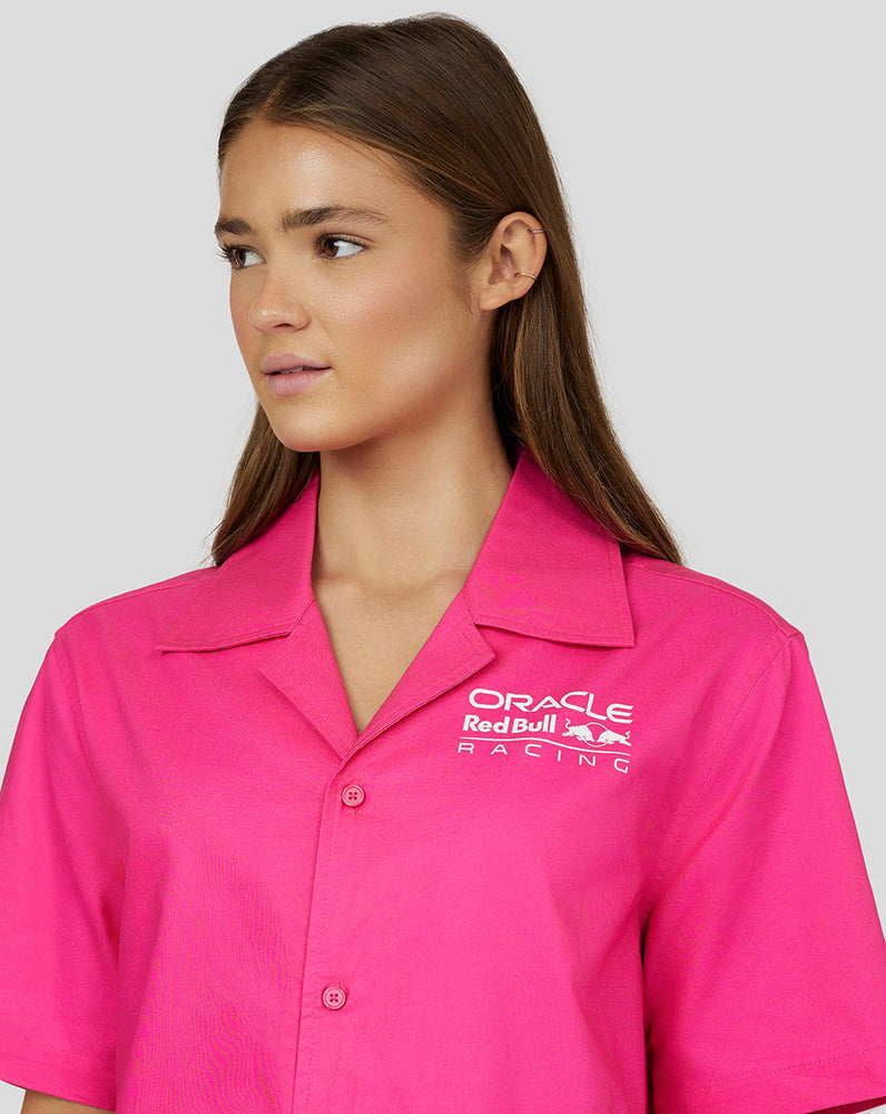 ORACLE RED BULL RACING UNISEX MIAMI KURZARMHEMD - PINK
