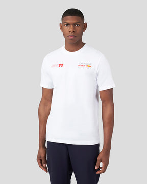 ORACLE RED BULL RACING UNISEX FAHRER SERGIO „CHECO“ PEREZ T-SHIRT – WEISS