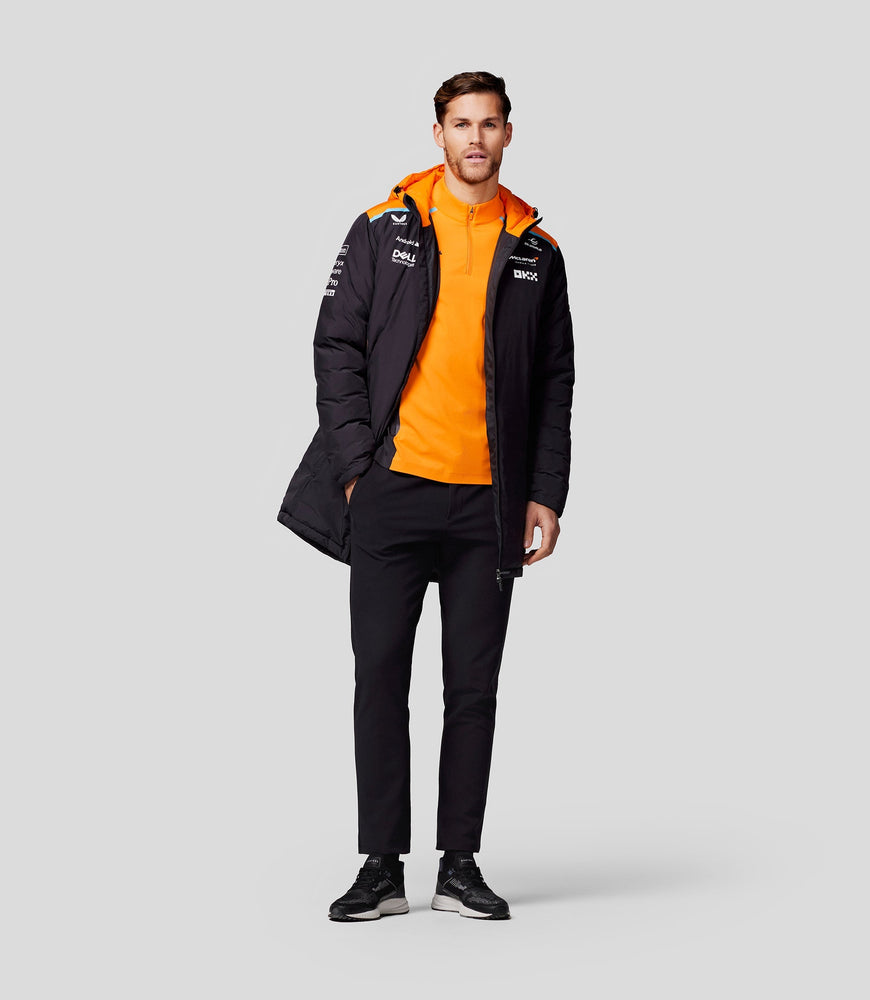 Unisex McLaren Offizielle Teamwear Longline Wattierte Jacke Formel 1