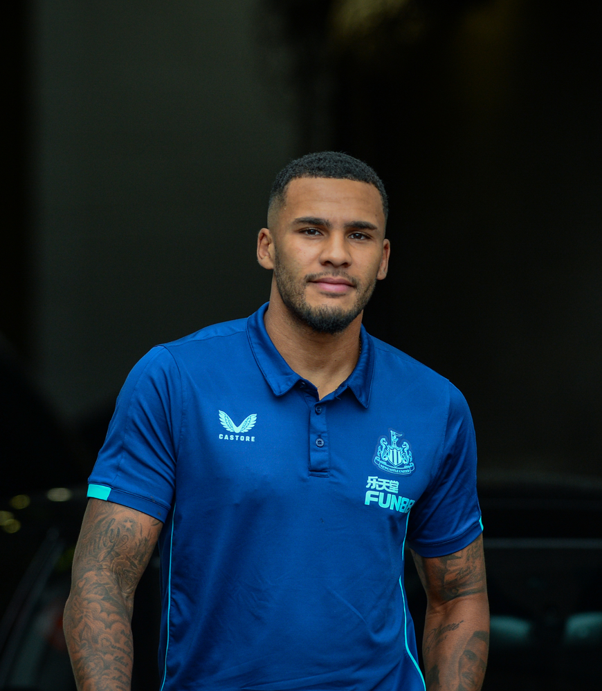 Blaues Newcastle Players Kurzarm-Poloshirt für Herren